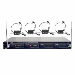 PYLE-PRO PDWM4400 - 4 Mic VHF Wireless Lavalie/ Headset System