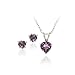Sterling Silver 1.9ct TGW Amethyst Heart Solitaire title=