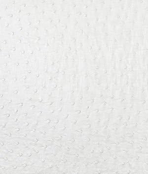 Nassimi Ostrich Faux Leather Vinyl - Snow White