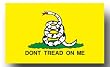 Dont Tread on Me YELLOW (Gadsden) Flag - 3x5 foot Poly