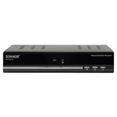 Schwaiger DSR6012011 Digitaler Sat-Receiver, 2-farbige LED-Anzeige, 2xScart, 12V-f�hig