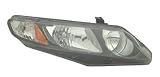 Honda Civic Hybrid Sedan Hybrid Headlight Lens and Housing RH (passenger's side) 20-6733-91 2006, 2007