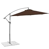 Siena Garden Klas. PRO Ampels. 3m mocc Gestell: cham./Poly:mocca