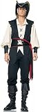 Captain Jones Men's Sexy Pirate Costume Size MEDIUM/LARGE
