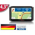 PEARL 4,3"/ 10,9 cm GPS-Navigationssystem VX-43 Easy Deutschland