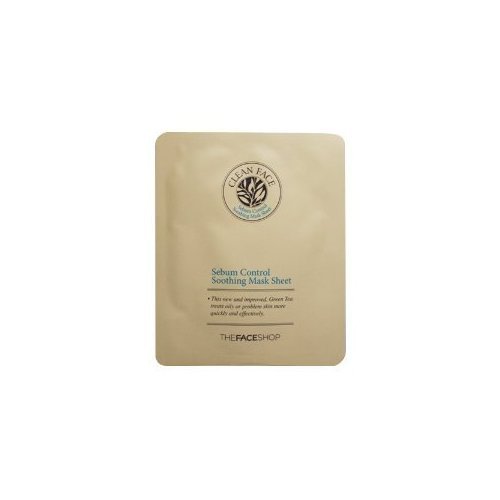 The Face Shop Clean Face Sebum Control Soothing Mask Sheet x 5pcs