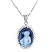 Sterling Silver 14x10mm Teddy Bear Oval Agate Cameo Pendant w/18 Chain