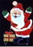 Santa With Gift Box Motif