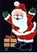 Santa With Gift Box Motif