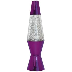 Lava Lamp Original Brand NEW Technology Glitter Lamp Battery Operated Purple by Lava Brand