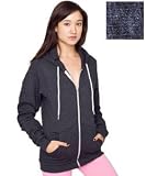 American Apparel Unisex Flex Fleece Zip Hoody XX-Small-gray
