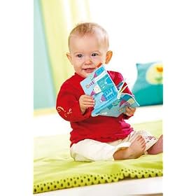 Click here to buy Tiny Town Buggy Book with Velcro Loop by Haba