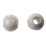 12mmSilverPlatedStardustSparkleRoundBeads(12)