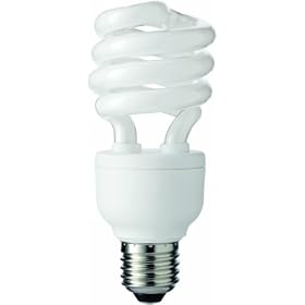 Philips Energy-Saving Light Bulb, 20w ES Cap Tornado, T3, One-Pack