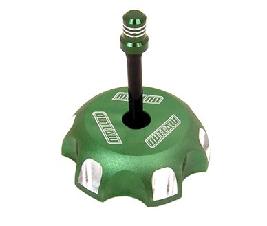 Outlaw Racing Green Billet Gas Fuel Cap Kawasaki KLX110 KDX200 KDX220 01-10 Outlaw Racing Green Billet Gas Fuel Cap Kawasaki KLX110 KDX200 KDX220 01-10