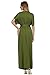 Angvns Women's Elegant Batwing Dolman Sleeve Classy Maxi Evening Dress