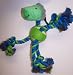 Vo-Toys Tennis Tugger 1.75in Assorted Styles Dog Toy Each