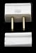 Club Pack Of 24 White Male Quick Zip Plugs For Spt1 8 Amps
