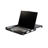 Startech 1U 17" Rack Mount LCD Console with Integrated 16 Port IP KVM Switch