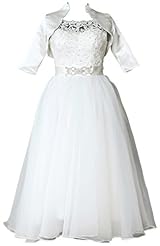 Scoop Neck Beaded Applique Crystal Crystals Lace Organza  Dress