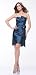 5073 STRAPLESS PARTY EVENING COCKTAIL SHORT PROM DRESS
