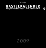 Produkt-Bild: Bastelkalender, schwarz, Format 33 x 32 cm 2009