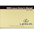 1992 Lexus ES 300 Owners Manual Original by Lexus