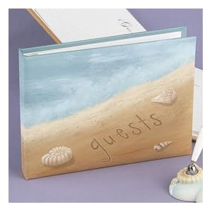 Wedding Supplies Seaside Jewels Beach Guest Book (pack Of 1)