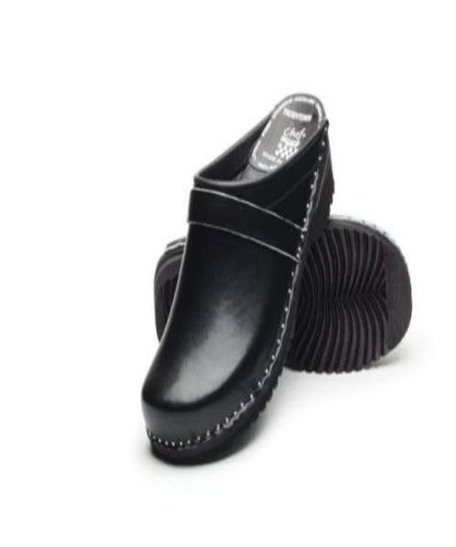 Chef Revival Traditional Wood Sole Chef Clogs, Open Back - 45, M12
