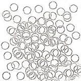 Sterling Silver Open Jump Rings 4mm 22 Gauge (100)