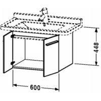Duravit Vanity Unit for 030470 6089-83