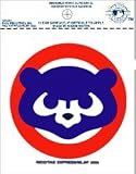 Chicago Cubs 1984 Static Cling Window Decal Sticker by Rico Tag (Set of 2)