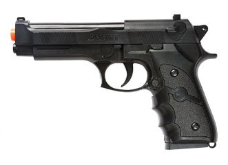 Bbtac bbtac-m757b 140 fps spring airsoft gun, black