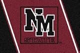New Mexico State Aggies 54x 7 8 Team Spirit Area Rug