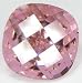 Pink CZ Cushion Check Cut Facet Unset Loose Gem 19mm (Qty=1)