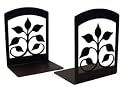 Leaf Fan Bookends / Book Holder - Wrought Iron