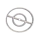 12 Inch Stainless Round Double Fire Pit Ring