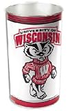 Wisconsin Badgers 15in. Waste Basket