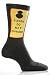 Mens 1 Pair SockShop Dare to Wear - Please Do Not Disturb - 7-11 Mens - Black