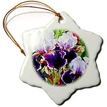 Flowers - Purple Irises - Ornaments