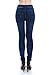 VIRGIN ONLY Women's Denim Jeans Printed Elastic Waist Band Seamless Leggings (One Size, 601 Navy)