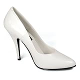 5 Inch Sexy High Heel Shoe Women's Dress Shoes Classic Pump Shoes White