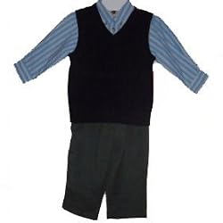 Boys Infant Goodlad 3 Pc. Outfit Including Shirt, Vest & Pants Size 2T