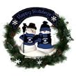 Tampa Bay Lightning 22" Snowman Christmas Wreath - NHL Hockey
