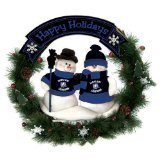 Tampa Bay Lightning Team Snowman Wreath