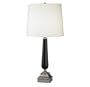 Robert Abbey Britney Black Glass Table Lamp