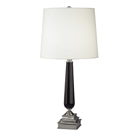 Robert Abbey Britney Black Glass Table Lamp