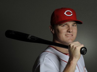 Cincinnati Reds Photo Day, GOODYEAR, AZ - FEBRUARY 20: Jay Bruce Photographic Poster Print by Rob Tringali, 9x12