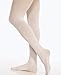 Danskin girls Shimmery Footed tights, White, 12 14 US