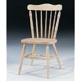 International Concepts 1C-585 Country Cottage Chair, Unfinished by International Concepts